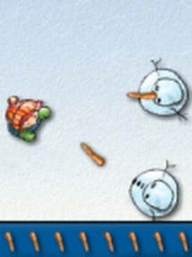 Produktabbildung zu Winterzeit - Schneemannzielwerfen - Download-Spiel für die Frühe Bildung