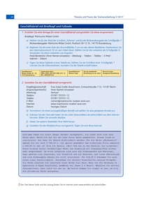 Produktabbildung zu Geschäftsbrief mit Briefkopf und Fußzeile - Aurfgabenblatt