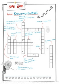 Produktabbildung zu LUPE - Kreuzworträtsel