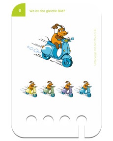 Unterwegs mit der Maus 3-4+. Beispielkarte Roller