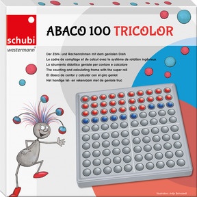 Schachtelansicht Abaco tricolor 100 rot-blau