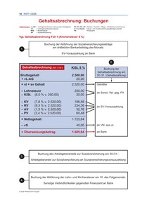 Produktabbildung zu Gehaltsabrechnung: Buchungen - Ausgabe 01/2026