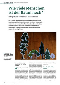Produktabbildung zu Wie viele Menschen ist der Baum hoch? - Infografiken deuten und nacherfinden