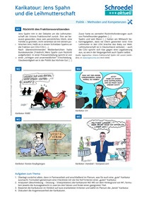 Produktabbildung zu Karikatour: Jens Spahn und die Leihmutterschaft - - Politik / Ethik ab Klasse 9
