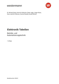 Probeseiten Elektronik Tabellen - Betriebs- und Automatisierungstechnik - Tabellenbuch 7. Auflage 2026