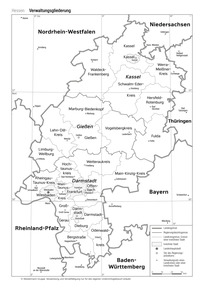 Produktabbildung zu Hessen (Verwaltungsgliederung)