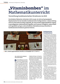 Produktabbildung zu Vitaminbomben im Mathematikunterricht - Vermittlung kombinatorischer Strukturen im SGE