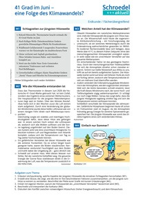Produktabbildung zu 41 Grad im Juni - eine Folge des Klimawandels? - - Erdkunde / Fächerübergreifend ab Klasse 7