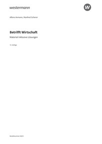 Probeseiten Betrifft Wirtschaft - Material inklusive Lösungen Download, 10. Auflage 2025