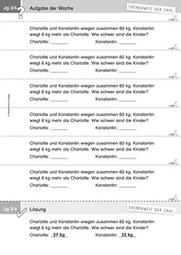 Produktabbildung zu Themenwelt der Zahl: Aufgabe der Woche 04/2019 - Größen und Messen: problemhaltige Sachaufgabe zu Gewichten