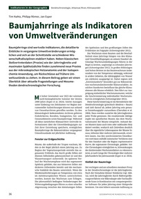 Produktabbildung zu Baumjahrringe als Indikatoren von Umweltveränderungen