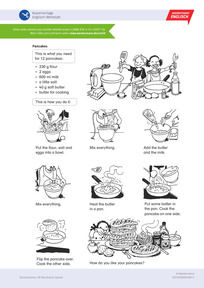 Produktabbildung zu Pancakes - Kopiervorlage zum Rezept für pancakes