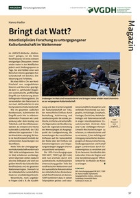 Produktabbildung zu Bringt dat Watt? - Interdisziplinäre Forschung zu untergegangener Kulturlandschaft im Wattenmeer