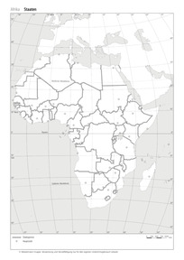 Produktabbildung zu Stumme Karten Afrika - Download als pdf