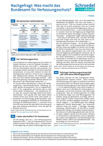 Produktabbildung zu Nachgefragt: Was macht das Bundesamt für Verfassungsschutz? - - Politik ab Klasse 9