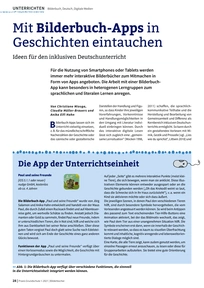 Produktabbildung zu Mit Bilderbuch-Apps in Geschichten eintauchen - Ideen für den inklusiven Deutschunterricht