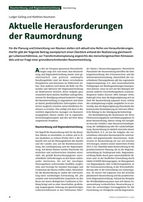 Produktabbildung zu Aktuelle Herausforderungen der Raumordnung