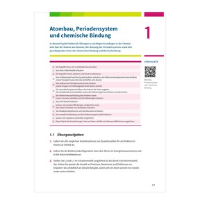 Atombau, Periodensystem und chemische Bindungen 1