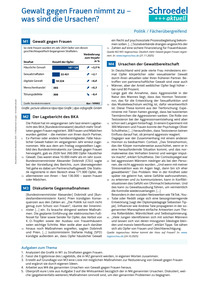 Produktabbildung zu Gewalt gegen Frauen nimmt zu - was sind die Ursachen? - - Politik / Fächerübergreifend ab Klasse 9