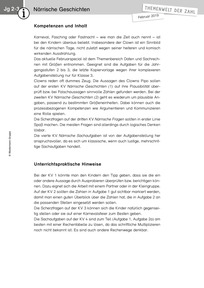Produktabbildung zu Themenwelt der Zahl: Närrische Geschichten - Kommentare - Monatsspecial Februar 2019