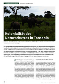 Produktabbildung zu Kolonialität des Naturschutzes in Tansania