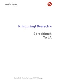 Kringlmingl Deutsch 4, Sprachbuch Teil A, Musterseiten