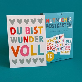 Beispielkarte: Du bist wundervoll!