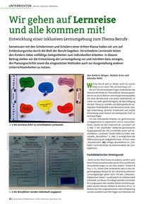 Produktabbildung zu Wir gehen auf Lernreise und alle kommen mit! - Entwicklung einer inklusiven Lernumgebung zum Thema Berufe