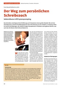 Produktabbildung zu Der Weg zum persönlichen Schreibcoach - Selbstreflexion trifft Systemprompting