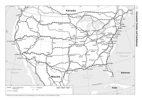 Produktabbildung zu USA - Fernverkehr (Straßen und Eisenbahnen)