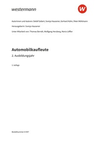 Probeseiten Automobilkaufleute - 2. Ausbildungsjahr - Schulbuch, 3. Auflage 2025