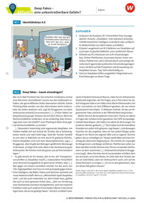 Produktabbildung zu Deep Fakes - eine unkontrollierbare Gefahr? - Praxis Politik und Wirtschaft aktuell 6/2026