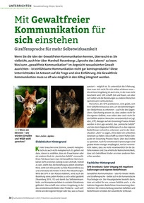 Produktabbildung zu Mit Gewaltfreier Kommunikation für sich einstehen - Giraffensprache für mehr Selbstwirksamkeit