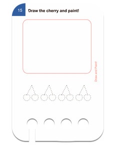 Beispielkarte Zeichne und Male: Kirschen