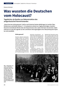 Produktabbildung zu Was wussten die Deutschen vom Holocaust? - Tagebücher als Quellen zur Rekonstruktion des zeitgenössischen Kenntnisstandes