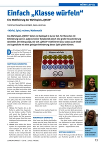 Produktabbildung zu Einfach "Klasse würfeln" - Eine Modifizierung des Würfelspiels „QWIXX“