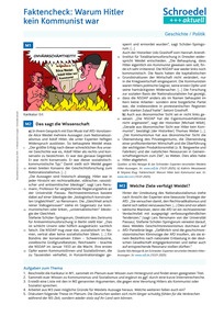 Produktabbildung zu Faktencheck: Warum Hitler kein Kommunist war - - Geschichte / Politik ab Klasse 11