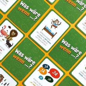 Von «Was wäre, wenn Kinder die Regeln machen dürften?» bis zu Tier- und Fantasiefragen - ideal für Dialog, Kreativität und Empathie.