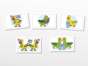 Beispielkarten Enten