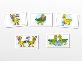 Beispielkarten Enten