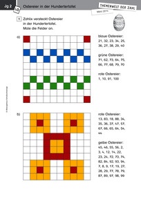 Produktabbildung zu Themenwelt der Zahl: Die Hundertertafel - Lösungen - Monatsspecial März 2014