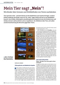 Produktabbildung zu Mein Tier sagt „Nein“! - Wie Kinder über Grenzen und Wohlbefinden von Tieren nachdenken
