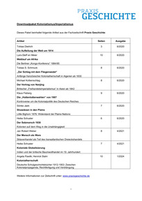 Produktabbildung zu Downloadpaket Kolonialismus/Imperialismus - Materialien für die Klassenstufen 5 bis 13
