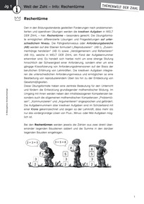 Produktabbildung zu Welt der Zahl - Info: Rechentürme (Klasse 1) - Fachaufsätze