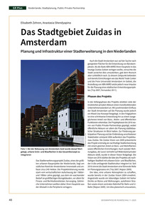 Produktabbildung zu Das Stadtgebiet Zuidas in Amsterdam - Planung und Infrastruktur einer Stadterweiterung in den Niederlanden