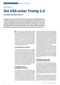 Produktabbildung zu Die USA unter Trump 2.0 - Stresstest auf allen Ebenen?
