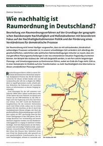 Produktabbildung zu Wie nachhaltig ist Raumordnung in Deutschland? - Beurteilung von Raumordnungsverfahren auf der Grundlage der geographischen Basiskonzepte Nachhaltigkeit und Maßstabsebenen mit besonderem Fokus auf der Nachhaltigkeitsdimension Politik und der Förderung eines Verständnisses für demokratische Prozesse