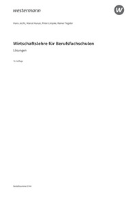 Probeseiten Wirtschaftslehre für Berufsfachschulen - Lösungen Download, 16. Auflage 2026