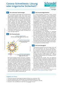 Produktabbildung zu Corona-Schnelltests: Lösung oder trügerische Sicherheit? - - Biologie ab Klasse 7