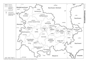 Produktabbildung zu Thüringen (Verwaltungsgliederung)